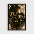 THY WORD is a LAMP – Psalm 119:105 | Christian Wall Art