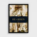 HE is RISEN – Mark 16:6 | Christian Wall Art