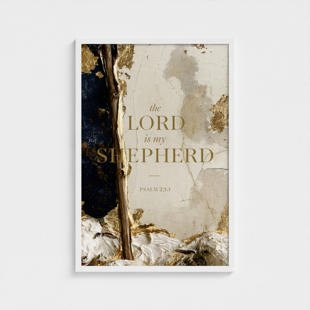 THE LORD is my SHEPHERD – Psalm 23:1 | Christian Wall Art